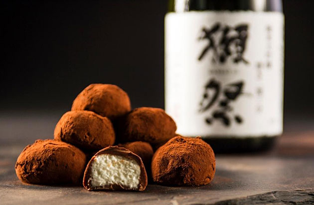 バレンタインお酒チョコ「モンシェール獺祭ショコラコレクション」